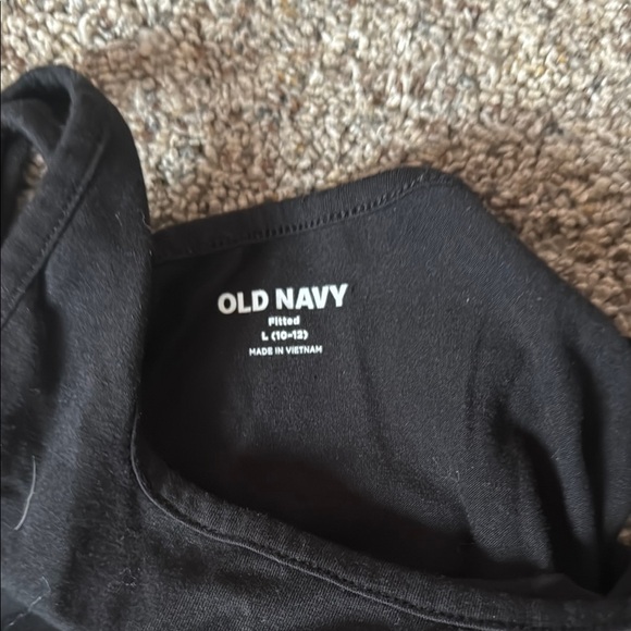 Old Navy Black Crop Hoodie Sweatshirt - Picture 5 of 5